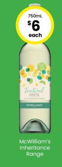 McWilliam's - Inheritance Range offers at $6 in The Bottle-O