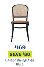 Bastion Dining Chair Black offers at $169 in Early Settler