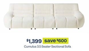 Cumulus 3.5 Seater Sectional Sofa offers at $1399 in Early Settler
