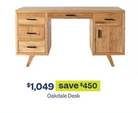 Oakdale Desk offers at $1049 in Early Settler