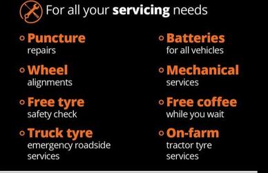 Services offers in Tyreright