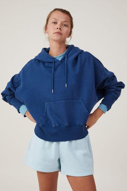 Plush Cropped Oversized Hoodie offers at $69.99 in Cotton On Body