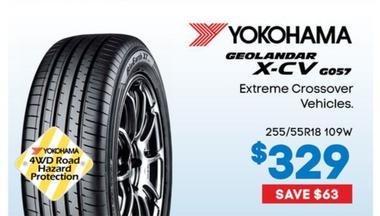 Yokohama - Geolandar X-CV G057 255/55R18 109W offers at $329 in Tyres & More