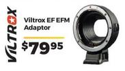 Viltrox - Ef Efm Adaptor offers at $79.95 in Ted's Cameras