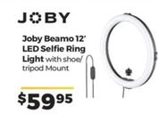 Joby - Beamo 12' Led Selfie Ring Light  offers at $59.95 in Ted's Cameras