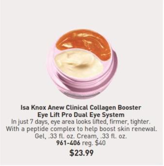 Isa Knox Anew Clinical - Collagen Booster Eye Lift Pro Dual Eye System offers at $23.99 in Avon