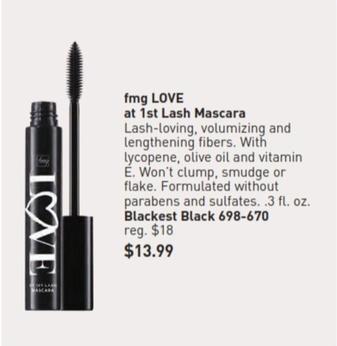 Mascara offers at $13.99 in Avon