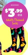 Adults Themed Socks offers at $3.99 in Prices Plus