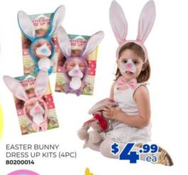 Easter Bunny Dress Up Kits (4pc) offers at $4.99 in Prices Plus