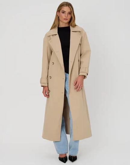 CLASSIC LONGLINE TRENCH COAT offers at $99.99 in Glassons