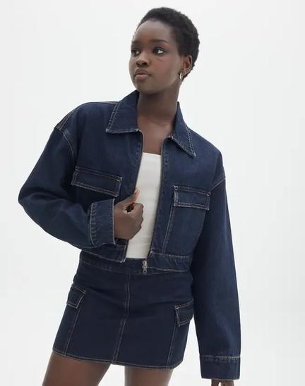 BOXY DENIM UTILITY JACKET offers at $49.99 in Glassons