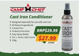 Camp Chef - Cast Iron Conditioner offers at $27.99 in Tentworld