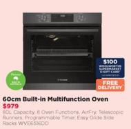Westinghouse - 60cm Built-in Multifunction Oven offers at $979 in Bing Lee