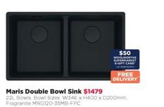 Maris - Double Bowl Sink offers at $1479 in Bing Lee