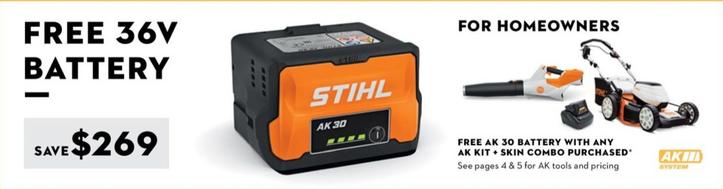 Stihl - 36v Battery offers in Stihl