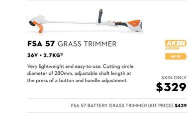 Fsa 57 Grass Trimmer offers at $329 in Stihl