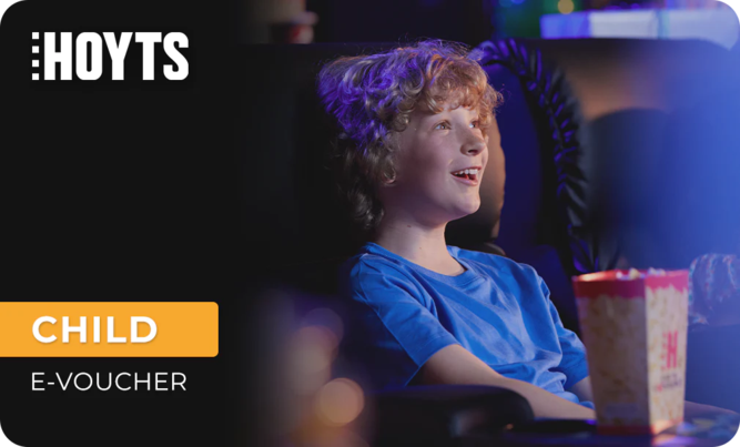 Child E-Voucher offers at $19 in Hoyts