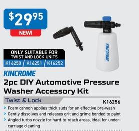 Kincrome - 2pc Diy Automotive Pressure Washer Accessory Kit offers at $29.95 in Kincrome