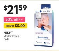 Medfit - Medifit Fascia Balls offers at $21.59 in Super Pharmacy