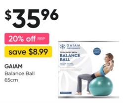 Gaiam - Balance Ball 65cm offers at $35.96 in Super Pharmacy