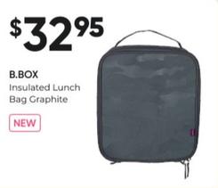 B.box - Insulated Lunch Bag Graphite offers at $32.95 in Super Pharmacy