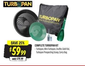 Turbopan - Complete Turbopan Kit offers at $59.99 in Aussie Disposals