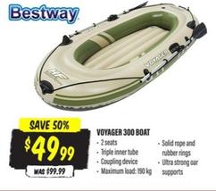 Bestway - Voyager 300 Boat offers at $49.99 in Aussie Disposals