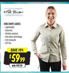 Wild River - Hike Shirt Ladies offers at $59.99 in Aussie Disposals