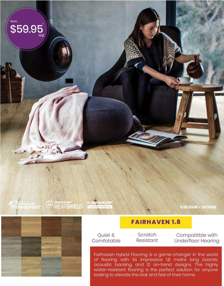 Colour - Ochre offers at $59.95 in Solomon Flooring