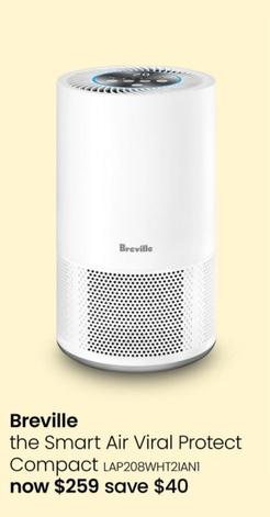 Breville - The Smart Air Viral Protect Compact offers at $259 in Myer
