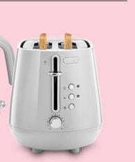 De’Longhi - Eclettica 2-Slice Toaster in White offers at $139 in Myer