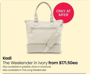 Kadi - The Weekender In Ivory offers at $171.5 in Myer