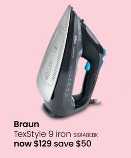 Braun - TexStyle 9 Iron offers at $129 in Myer