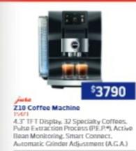 Jura - Z10 Coffee Machine offers at $3790 in Retravision