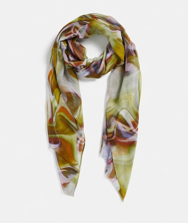 MARBLE PRINT SCARF offers at $29.95 in Sussan