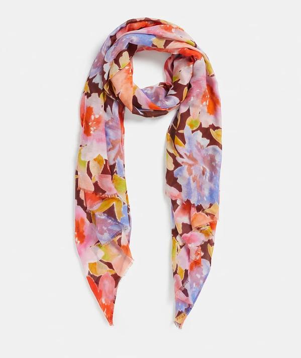 BLURRED FLORAL PRINT SCARF offers at $29.95 in Sussan
