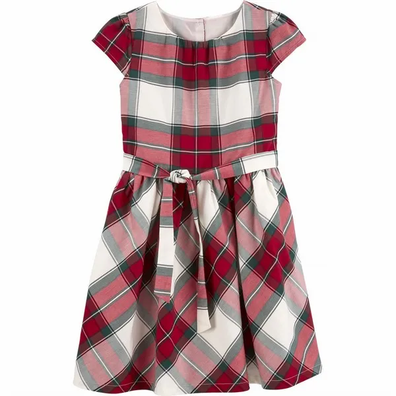 Carter's Plaid Sateen Dress - Girl offers at $34.85 in OshKosh