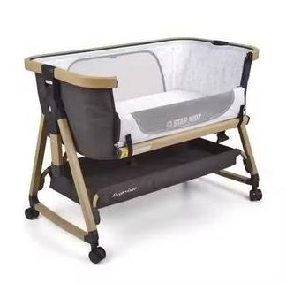 Star Kidz Prossimo Premium Co-Sleeper Bedside Bassinet - Wooden Charcoal offers at $299 in Baby & Toddler town