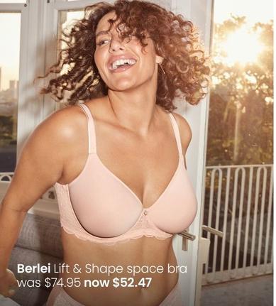 Berlei - Lift & Shape Space Bra offers at $52.47 in Myer