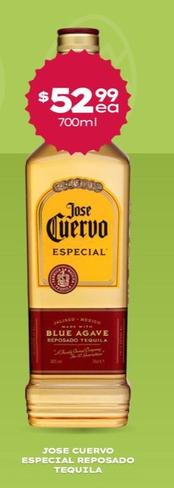 Jose Cuervo - Especial Reposado Tequila  offers at $52.99 in Thirsty Camel