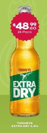 Tooheys - Extra Dry 4.4% offers at $48.99 in Thirsty Camel
