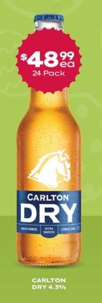 Carlton - Dry 4.5% offers at $48.99 in Thirsty Camel