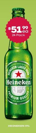 Heineken - 5% offers at $51.99 in Thirsty Camel