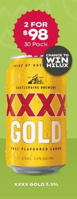 Xxxx - Gold 3.5% offers at $98 in Thirsty Camel