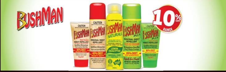 Bushman - Personal Insect Repellent  offers in Pharmacy 4 Less