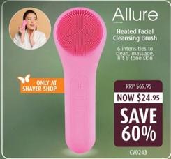 Allure - Heated Facial Cleansing Brush offers at $24.95 in Shaver Shop