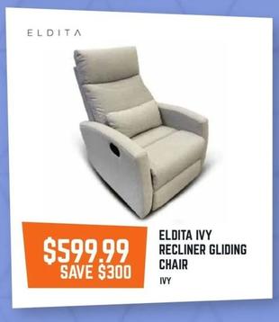 Eldita - Ivy Recliner Gliding Chair offers at $599.99 in Baby Kingdom