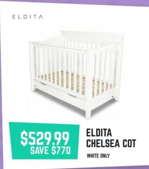 Eldita - Chelsea Cot offers at $529.99 in Baby Kingdom