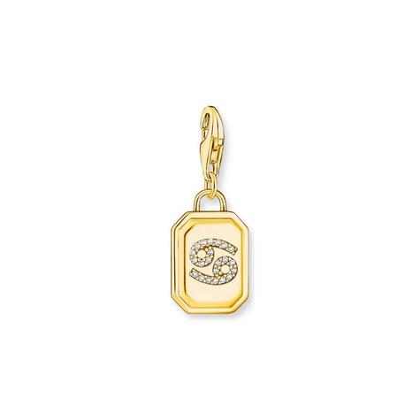 CANCER ZODIAC SIGN GOLD CHARM PENDANT offers at $119 in Thomas Sabo
