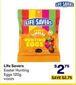 Life Savers - Easter Hunting Eggs 120g offers at $2.75 in BIG W